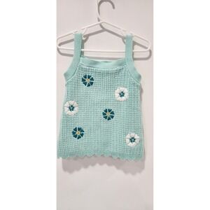 C&C California Kids 3T Mint Top Embroidered